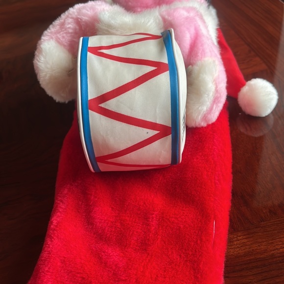 Vintage 1993 Energizer Bunny Plush Christmas Stocking **Missing Drum Sticks** - Picture 6 of 10